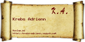 Krebs Adrienn névjegykártya